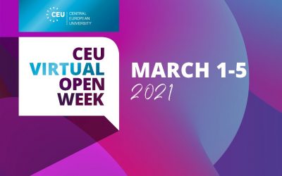Virtual Open Week an der CEU: 1.-5. März
