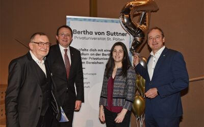 4 Jahre Bertha von Suttner Privatuniversität St. Pölten:  BSU feierte Geburtstag