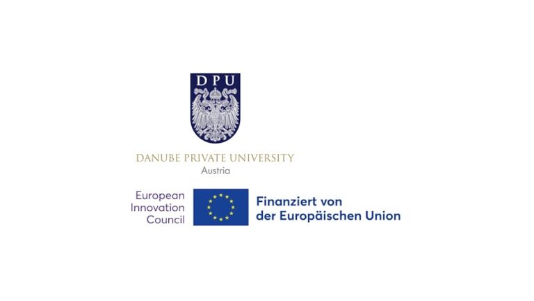 Foto: DPU-Logo © DPU und EU-Logo © European Union / European Innovation Council